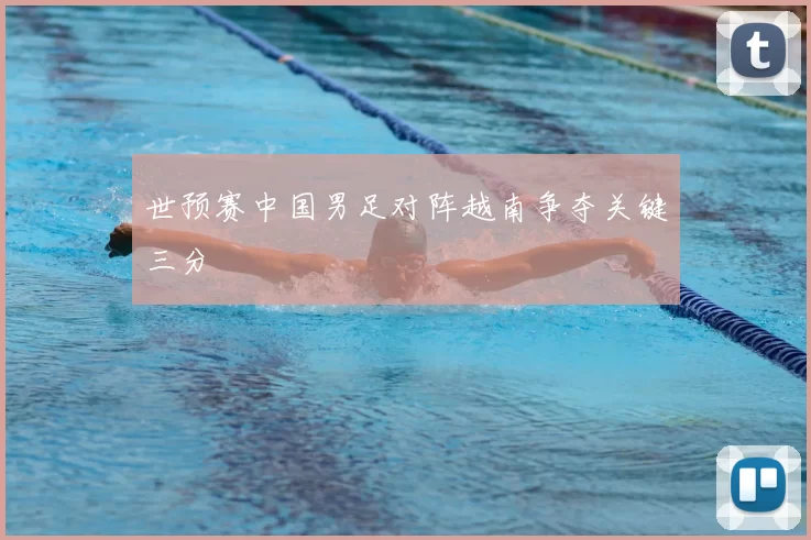 世预赛中国男足对阵越南争夺关键三分
